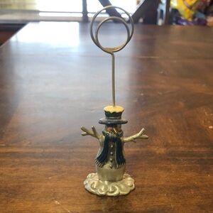 Festive Snowman Photo Holder